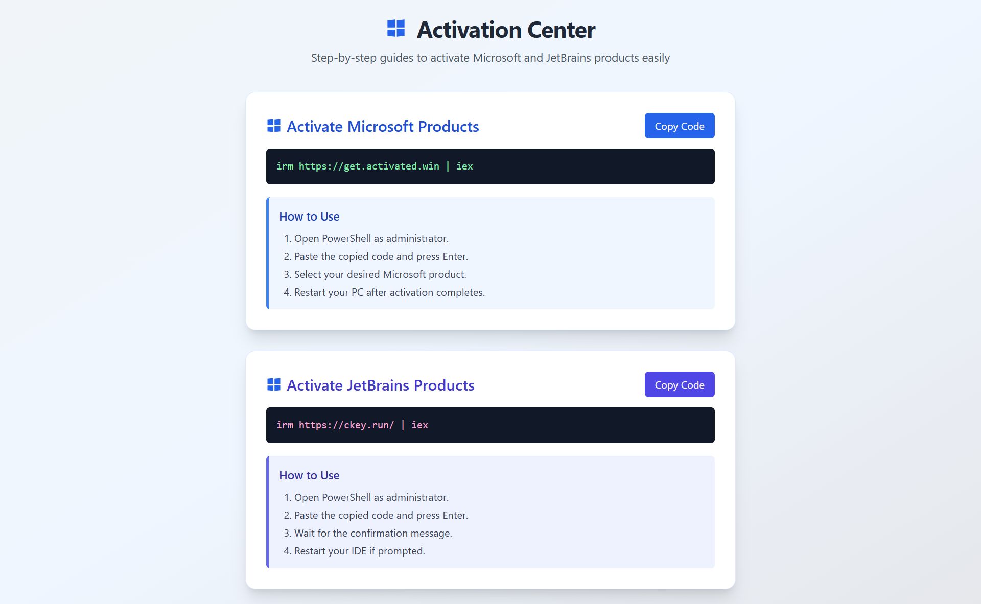 Activation System